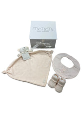 Bib with Socks and Doudou Gift Set