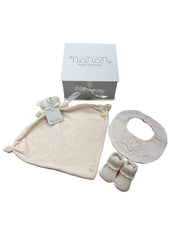 Bib with Socks and Doudou Gift Set