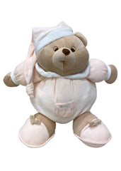 Nanan Light Blue Teddy Bear Puccio Toy 25 Cm.