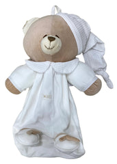 Nanan White Bear Pyjamas Holder