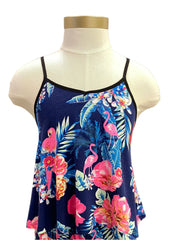 Flare Cami With Double Strap Back