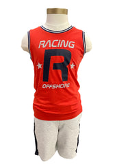 'Racing Offshore' Print Top and Short Set