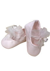 Little Shoe with Flower and Rhinestone