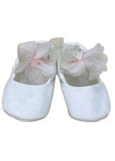 Glittery Ballerina Baby Shoes
