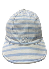 Light Blue Stripe Sun Cap