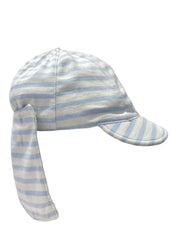 Light Blue Stripe Sun Cap