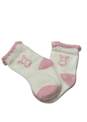 White, Pink Emily et Rose Twin Socks