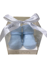 Blue Socks with Gift Box
