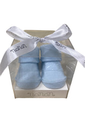 Blue Socks with Gift Box