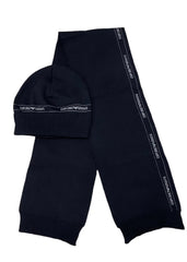 Baby's Knitted Hat and Scarf Set