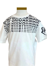 Print Pattern 'Emporio Armani' Logo T-Shirt