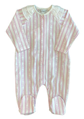 All-Over-Print 'EA' Stripe Romper