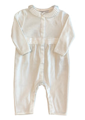 Silk Pleat Romper Suit