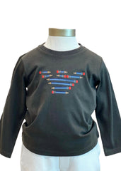 Pencil Logo Long Sleeve T-Shirt