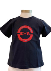 Half Circles Logo Print Cotton T-Shirt