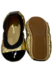 Pure Gold Black Ballerina Shoes