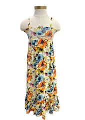 Floral Maxi Smocked Dress