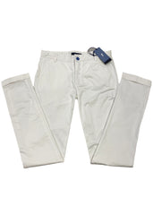 White Navy Blue Printed Collar Design Top and Trouser Set