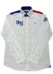 White Team Sport' Embroidery Top and Shorts Set