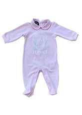 Versace White Medusa Printed Romper