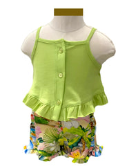 Tropical Print Short Set