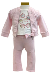 'Preciosa' Top and Pants Set with Jacket