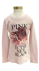 Pink Black Pink Is The New Black Long Sleeve T-Shirt