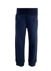Navy Blue with Three Pockets Tracksuit Trousers