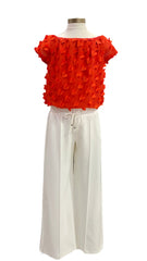 Red Hearts Top and Trouser Set