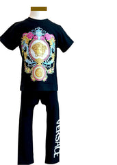 Querubin Floral Printed Leggings Set