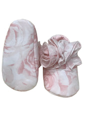 Pink Floral Ballerina Shoes