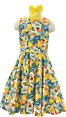 Lemon AOP Dress Set