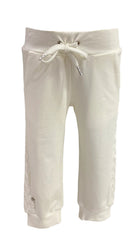 Gray  White Pearl Heart Top and Trouser Set