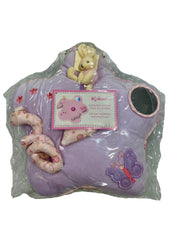 Purple Activity Flower Bolster Pillow