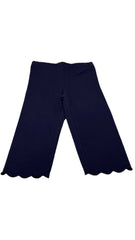 Elsy Scallop Hem Design Leggings