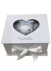 Bib and Hippo Comforter Gift Set