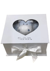 Bib and Hippo Comforter Gift Set