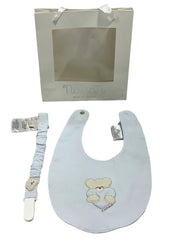 Nanan Bib and Pacifier Holder Set