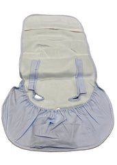 Blue Gingham Stroller Cover