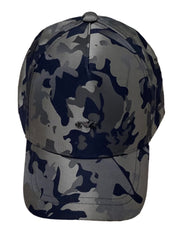 Navy Blue and Green Camouflage Baseball Hat