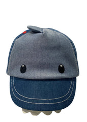 Denim Blue Shark Baby Cap