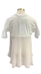 All About Style Printed Long Back Short Sleeve T-Shirt