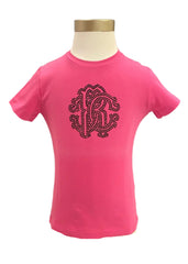 'RC' Black Studs Short Sleeve T-Shirt