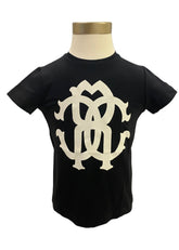 Glitter 'RC' Logo Short Sleeve T-Shirt