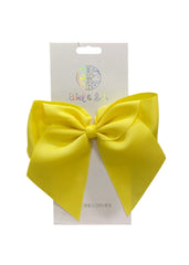 Large Pointed Bow Hair Clip