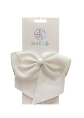 Large Pointed Bow Hair Clip