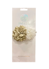 Two-color Floral Hairclip