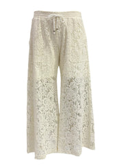 Ivory Camelia Lace Trousers