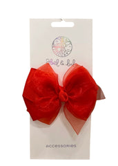 Organza Ribbon Hair Clip