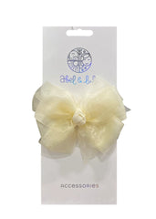 Organza Ribbon Hair Clip